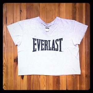 Ultra Rare Vintage Gray Everlast Work Out T-Shirt
